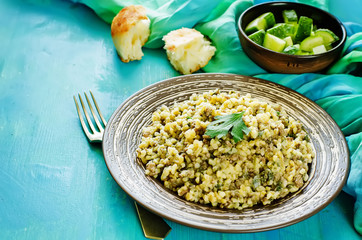 bulgur with meat