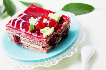 cake with cherry