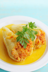 braised stuffed peppers