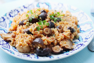 risotto with porcini mushrooms