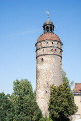 Fototapeta na wymiar Nikolai Tower in Goerlitz