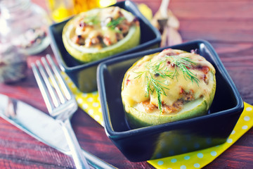 baked marrow with cheese
