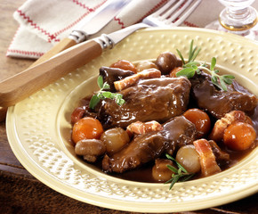 Bourguignon assiette