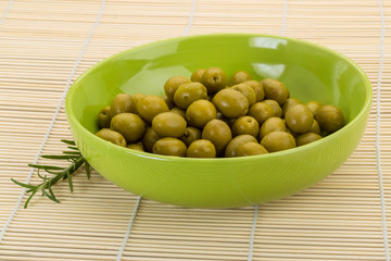 Green olives