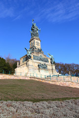 Obraz premium Rüdesheim, Niederwalddenkmal (November 2014)