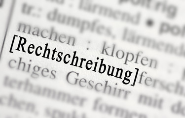 Rechtschreibung