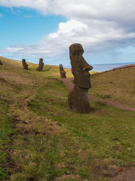 Moai Front And Back