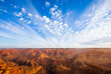 Himmel über Grand Canyon, USA