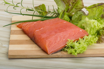 Salmon fillet
