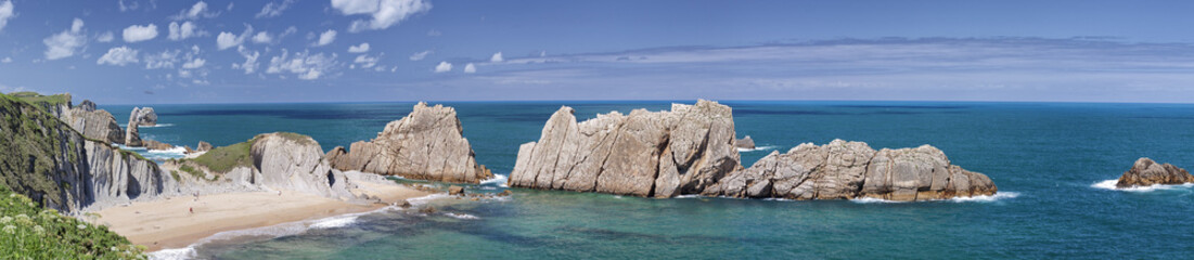 Costa de Pielagos, Cantabria. Panorama.