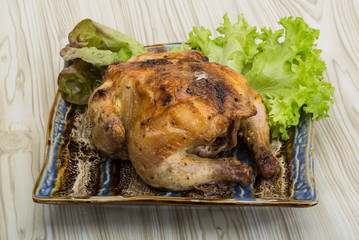 Roasted chicken