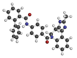 Conivaptan hyponatremia drug molecule. 