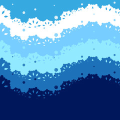 merry christmas abstract texture with snowflakes