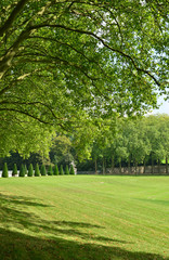 Fototapeta na wymiar France, the classical park of Marly le Roi