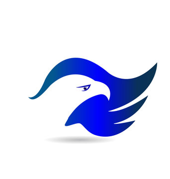 American Eagle Flag logo vector symbol