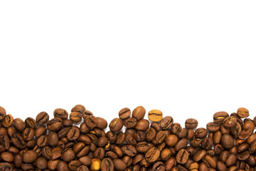 Coffee Beans Isolated On White