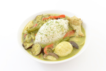 美味しそうなグリーンカレー