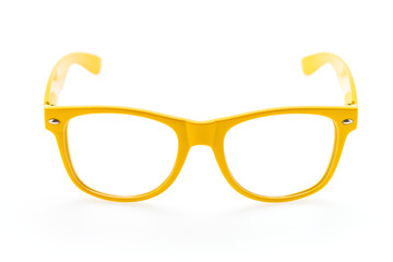 Fototapeta premium Colorful Eyeglasses isolated on white