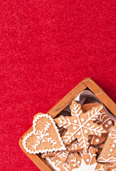 gingerbread cookies christmas backgrounds