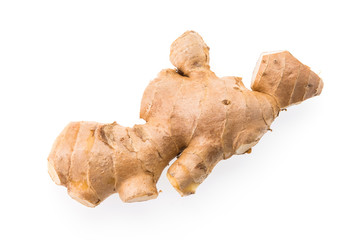 Ginger isolated on white