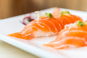 Salmon sushi