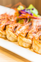 Steak shrimps