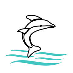 dolphin vector
