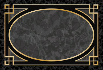Marble Background with Frame, Border