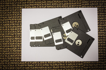 the floppy disk