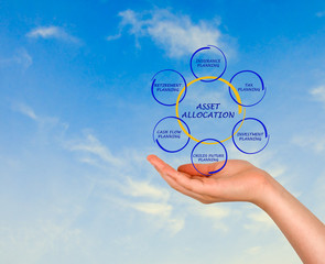 Fototapeta premium Asset allocation