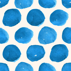 cercles aquarelles bleus