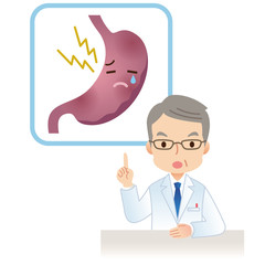 医者　健康　胃