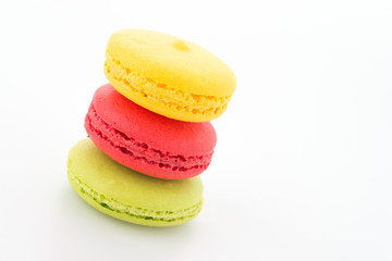 Macaroon isolated on white background