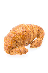Croissant isolated on white