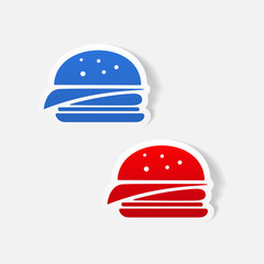 realistic design element: sandwich