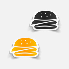 realistic design element: sandwich
