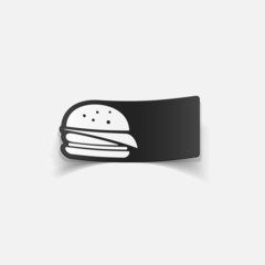 realistic design element: sandwich