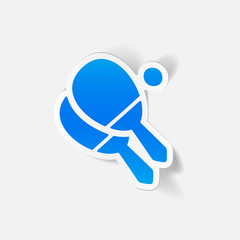 realistic design element: tennis