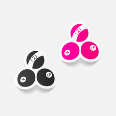 realistic design element: billiards