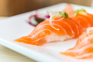 Salmon sushi