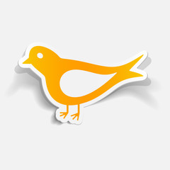 realistic design element: bird