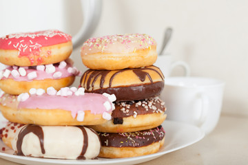 colorful donuts