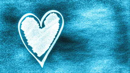 light blue love heart background...