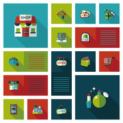 shopping flat app ui background,eps10