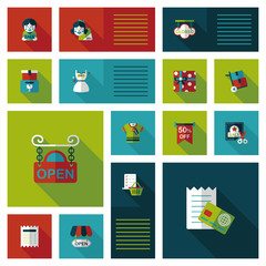 shopping flat app ui background,eps10