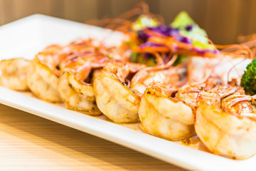Steak shrimps