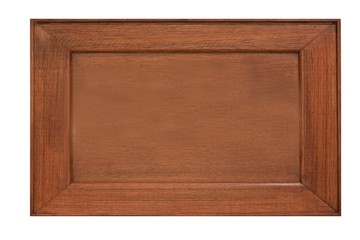 the wood frame