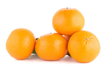 Ripe tangerine or mandarin