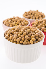 Soybean isolated on white background