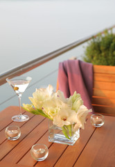 balcony of the house 